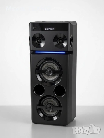 Тонколона Аудио система Panasonic SC-UA30E-K, 300W RMS, Bluetooth, Черна, Караоке, снимка 5 - Тонколони - 53486874