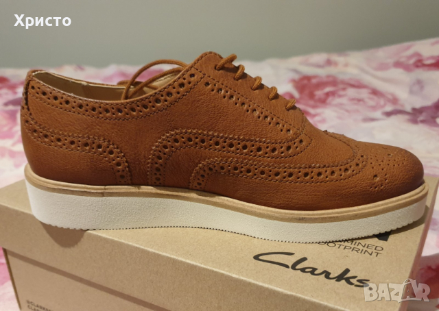 Дамски маркови обувки Clarks НОВИ, снимка 8 - Дамски ежедневни обувки - 36116689
