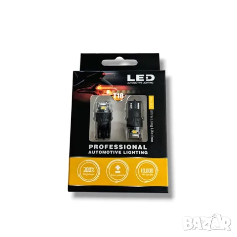 LED крушки T10 W5W 12V 2 броя, снимка 2 - Аксесоари и консумативи - 55864952
