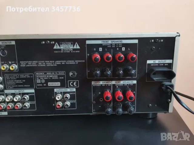 Многоканален усилвател Sony TA-VA8ES , снимка 10 - Ресийвъри, усилватели, смесителни пултове - 49210883
