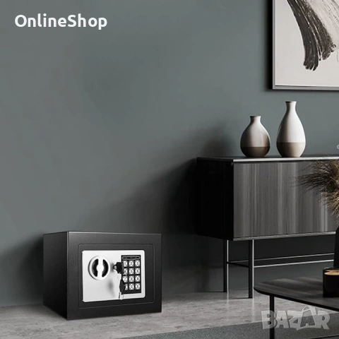 Електронен сейф 230 х 170 х 170мм, черен, снимка 4 - Други стоки за дома - 53206383