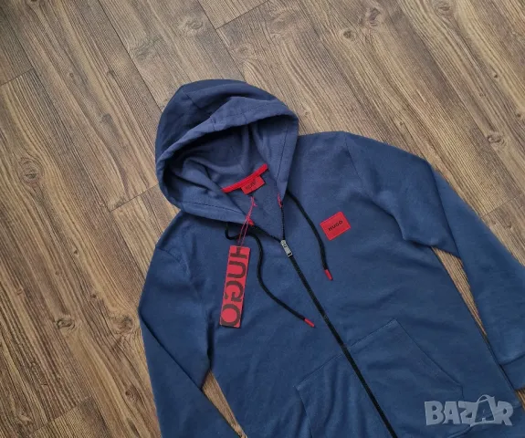 Страхотен мъжки екип HUGO BOSS син размер S M L XL 2XL , снимка 5 - Спортни дрехи, екипи - 47749118