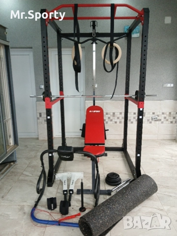 Уникален фитнес комплект, клетка, скрепец, лежанка, , снимка 2 - Фитнес уреди - 52179400