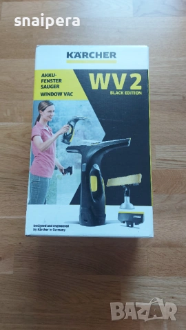 Стъклочистачка KARCHER WV 2 PREMIUM Работа на батерия