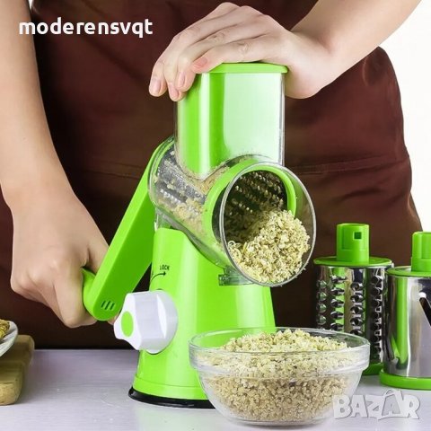 Кухненско Ренде с 3 приставки рязане,смилане и стържене, снимка 4 - Аксесоари за кухня - 40089541