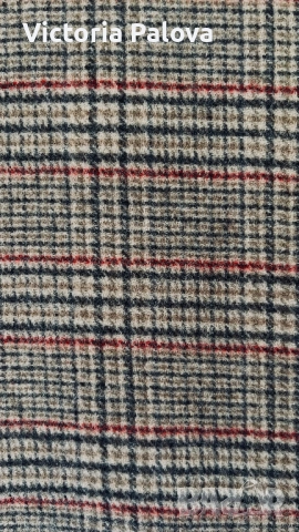 Стилен зимен вълнен шал plaid дизайн, снимка 3 - Шалове - 52932675