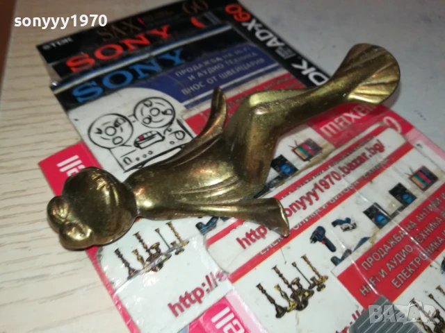 ЖАБА-11СМ-МЕД/МЕСИНГ 1506250902, снимка 15 - Антикварни и старинни предмети - 50669953