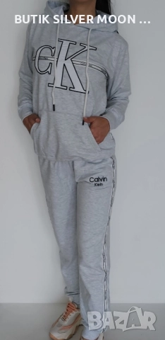 Дамски Памучни Комплекти- лого Бродирано 💫 Calvin Klein , снимка 6 - Спортни екипи - 51882520