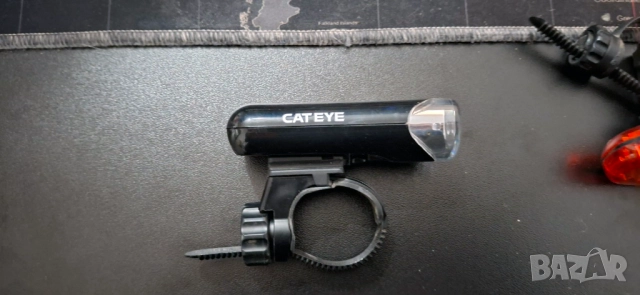 Светлини за велосипед CatEye - фар и стоп, снимка 3 - Аксесоари за велосипеди - 52801453