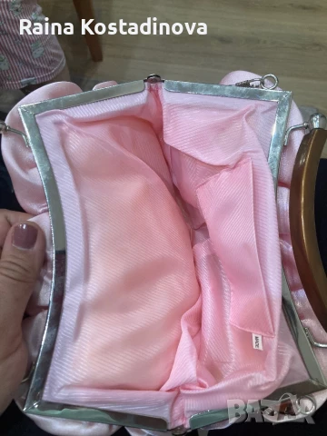 Чанта-сатенени рози , снимка 3 - Чанти - 50757058