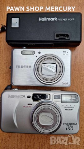 Продавам фотокамерки CANON,FUJIFILM, Minolta, Hallmark, снимка 2 - Фотоапарати - 25036092