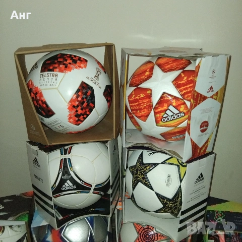 Колекция футболни топки ADIDAS CHAMPIONS LEAGUE, снимка 3 - Футбол - 26384034