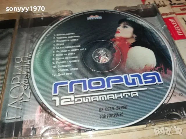 заявено-ГЛОРИЯ-ОРИГИНАЛНО ЦД 2803251612, снимка 2 - CD дискове - 49676685