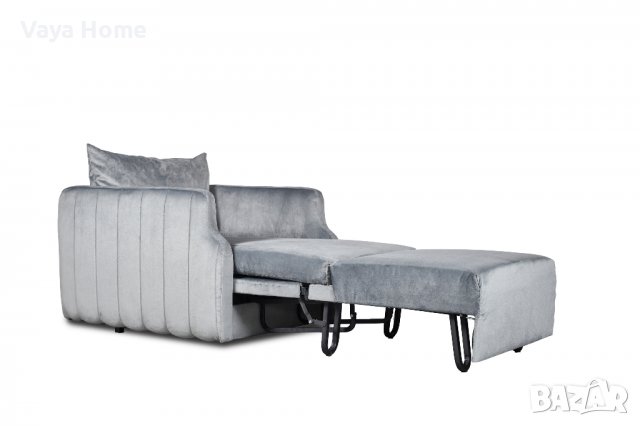 Разтегателен фотьойл, Diamond, Син, снимка 3 - Дивани и мека мебел - 40119910