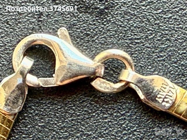 Прекрасно италианско двулицево златно колие., снимка 4 - Колиета, медальони, синджири - 53843947