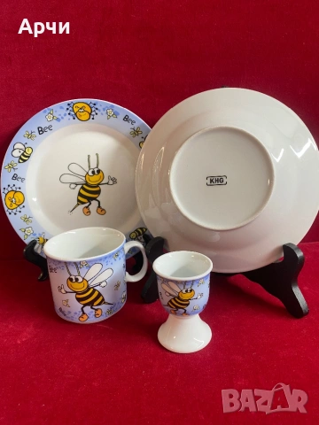 Детски порцеланов сет , снимка 3 - Сервизи - 53837663