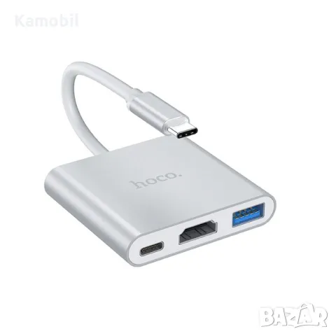 Адаптер Hoco HB14 HUB Type C USB