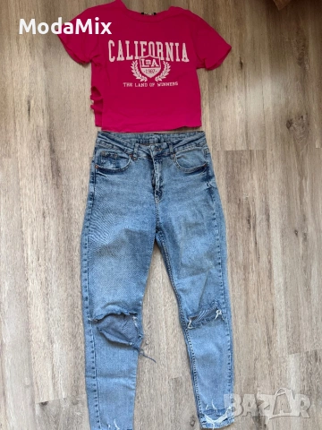 Дънки и тениска 