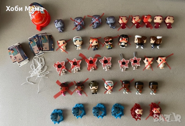 Kinder Joy Stranger Things играчки от шоколадови яйца 2025