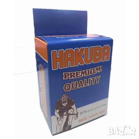 Вътрешна гума Hakuba 27.5 x 2.125 с вентил A/V 48 mm, снимка 6 - Аксесоари и консумативи - 55866773