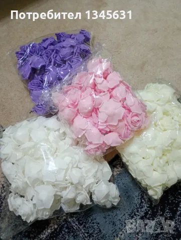 Рози от фоам 7см , снимка 2 - Изкуствени цветя - 49600883