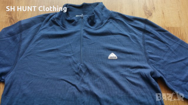 VARDE Norsk Design 52% Merino Wool за лов риболов и туризъм L термо блуза 52% Мерино Вълна - 339, снимка 3 - Блузи - 42480881