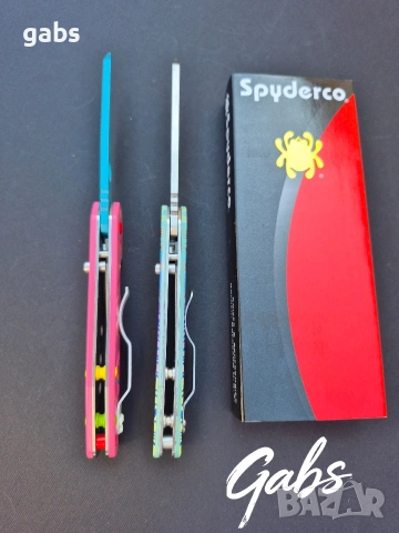 Сгъваем нож Spyderco C240 Smock,два цвята, снимка 9 - Ножове - 53476640
