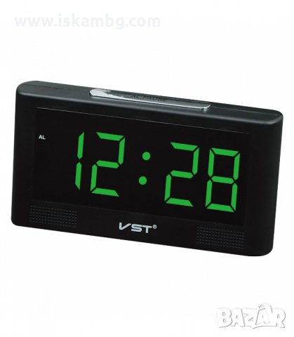 НАСТОЛЕН LED ЧАСОВНИК С ГОЛЕМИ ЦИФРИ - код 732