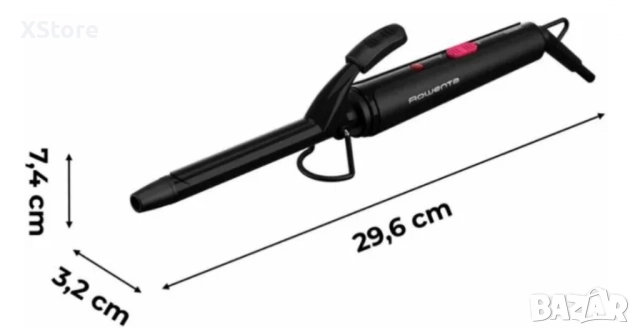 Маша за коса Rowenta за плътни и естествени къдрици, снимка 7 - Маши за коса - 52593679