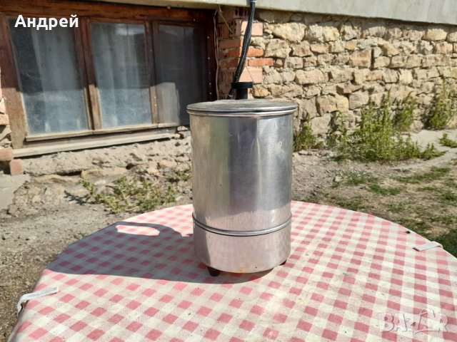 Стара алуминиева електрическа кана #3, снимка 2 - Антикварни и старинни предмети - 34081885