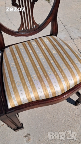 Столове трапезни масив махагон №023, снимка 10 - Столове - 52750380