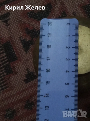 Стара бронзова вазичка 54298, снимка 6 - Антикварни и старинни предмети - 53638255