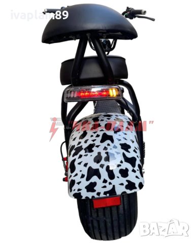 Електрически скутер ’Harley’ 1500W 60V+LED Дисплей+Преден LED фар+Bluetooth+Аларма+Габарити+ЛИЗИНГ, снимка 11 - Мотоциклети и мототехника - 40573159