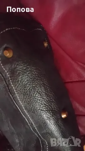 "Vera Pelle" чанта естествена кожа производство Италия, снимка 5 - Чанти - 48245260