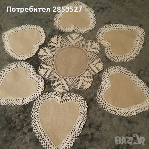 Комплект   Карета /Сърчица ръчна изработка