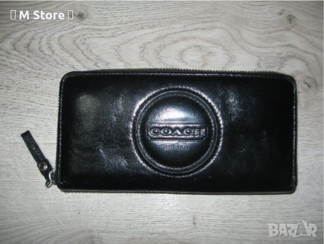 Coach оригинално кожен портфейл, снимка 1 - Портфейли, портмонета - 41691353