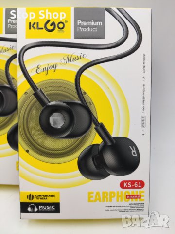 Слушалки KLGO KS-61 Premium product Extra Bass , снимка 4 - Слушалки и портативни колонки - 40864685