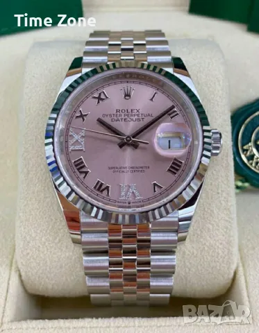 Rolex Datejust 36m (31mm) Steel MOP Dial Diamond Automatic Дамски Различни Варианти, снимка 18 - Дамски - 48183299