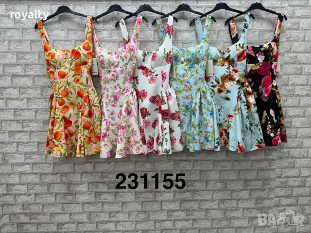 Стилни дамски рокли Различни цветове , снимка 7 - Рокли - 50131827