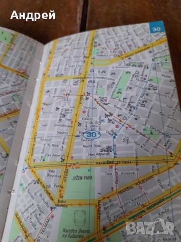 Стара карта,План указател София, снимка 5 - Други ценни предмети - 51868757
