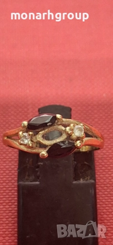 Златен пръстен /липсва камък/, снимка 3 - Пръстени - 51998056