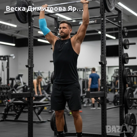 Удобен и дишащ еластичен бинт за облекчаване на болки и натоварвания в лакътя Elbow Support