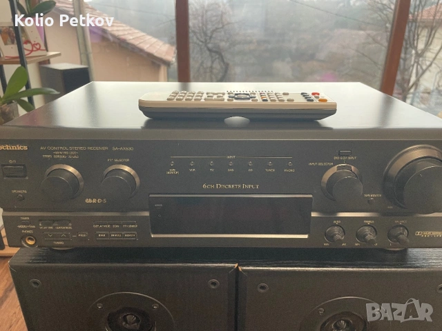 Аудио система Technics + Jamo – подови колони, отличен звук