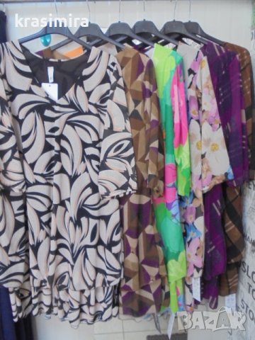 нови рокли  в шест цвята-голям размер, снимка 1