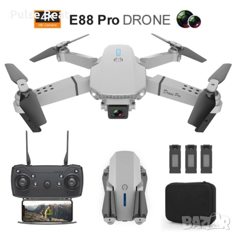 Дрон, 4k HD двойна камера, снимка 7 - Дронове и аксесоари - 52405428