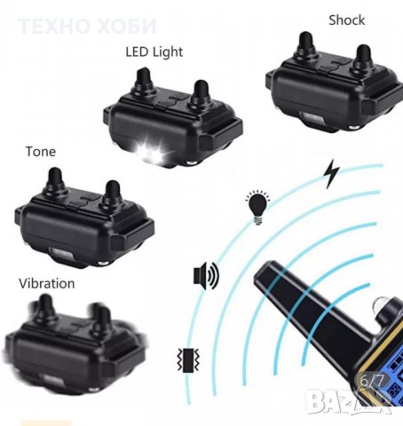 ЕЛЕКТРОНЕН НАШИЙНИК ЗА КУЧЕ КАИШКА С ТОК ЗА ОБУЧЕНИЕ И ДРЕСИРОВКА ДО 800 МЕТРА ОБХВАТ,ВОДОУСТОЙЧИВ., снимка 17 - За кучета - 32575764
