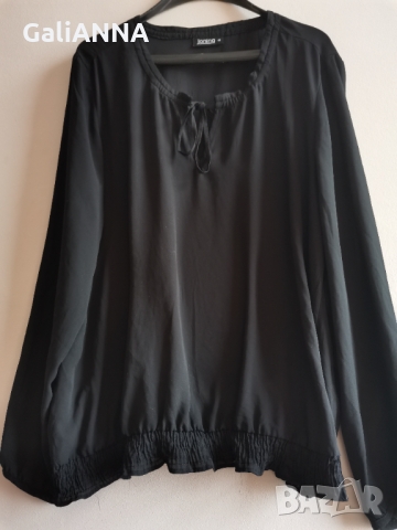 СТРАХОТНА ТУНИКА JANINA ТЮЛ РАЗМЕР 2XL-3XL, снимка 2 - Туники - 36075177