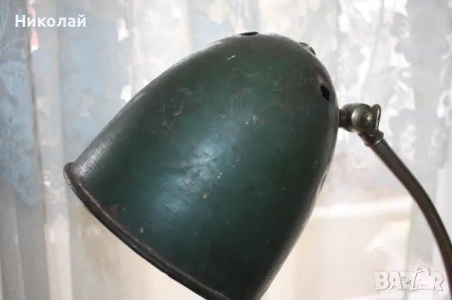 Стара индустриална лампа / настолна лампа, снимка 3 - Настолни лампи - 49110227
