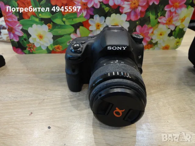 Продавам фотоапарат SONY ALPHA 58 с обектив, снимка 3 - Фотоапарати - 56023888