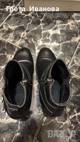 Боти от естествена кожа, снимка 4 - Дамски боти - 52719561